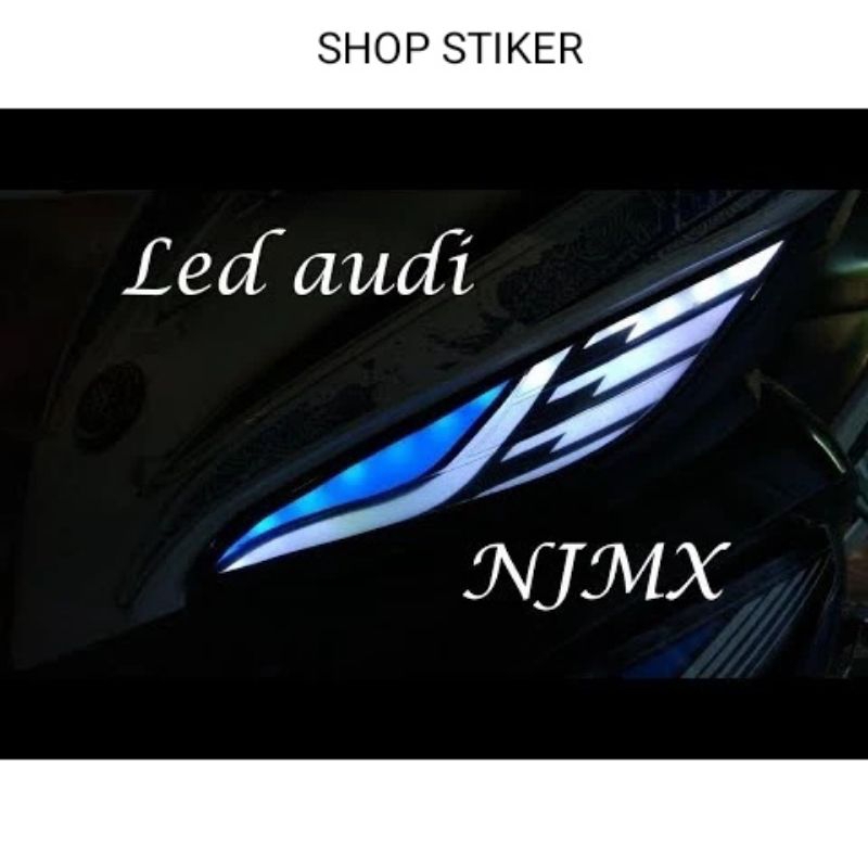 Stiker sticker variasi lampu senja NEW jupiter mx 135 V3
