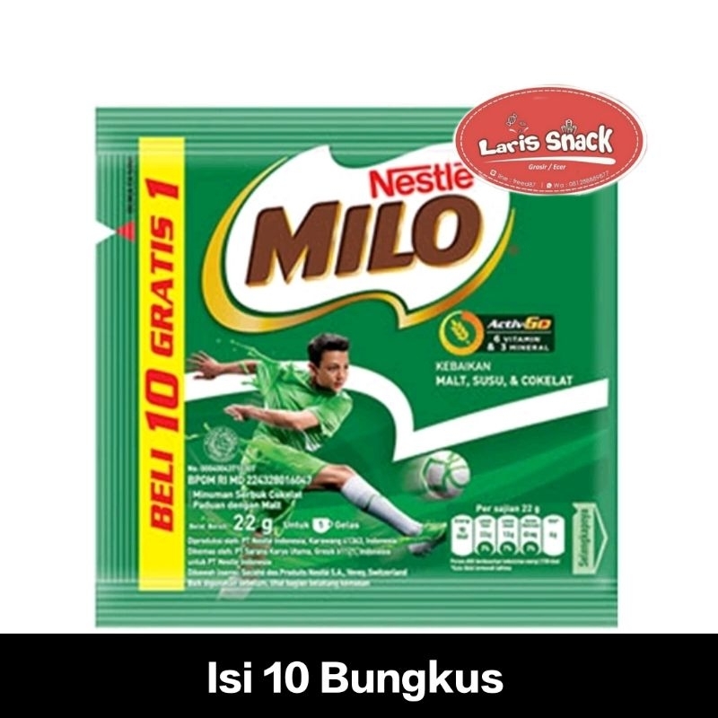 

Milo Minuman Coklat Renceng Isi 10 Bungkus