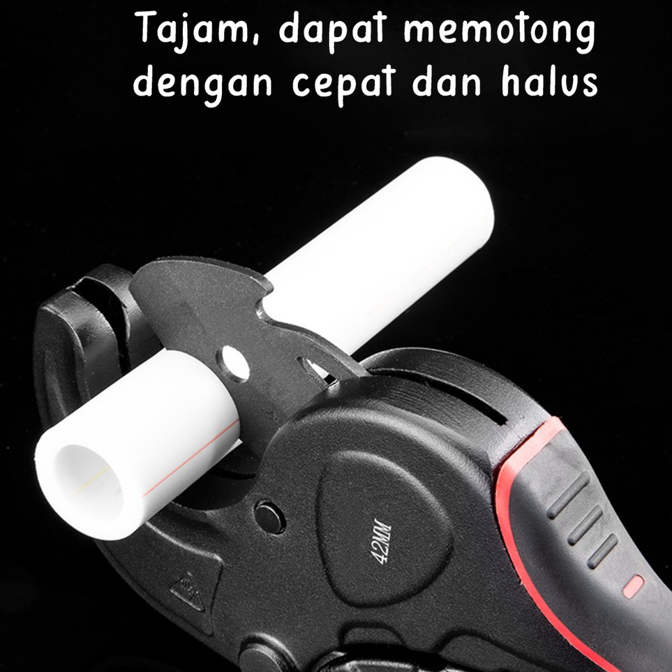 Lj Gunting Pipa PVC  Pipa Cutter  Tang Pemotong Pipa Paralon 158 OD MAX 42mm