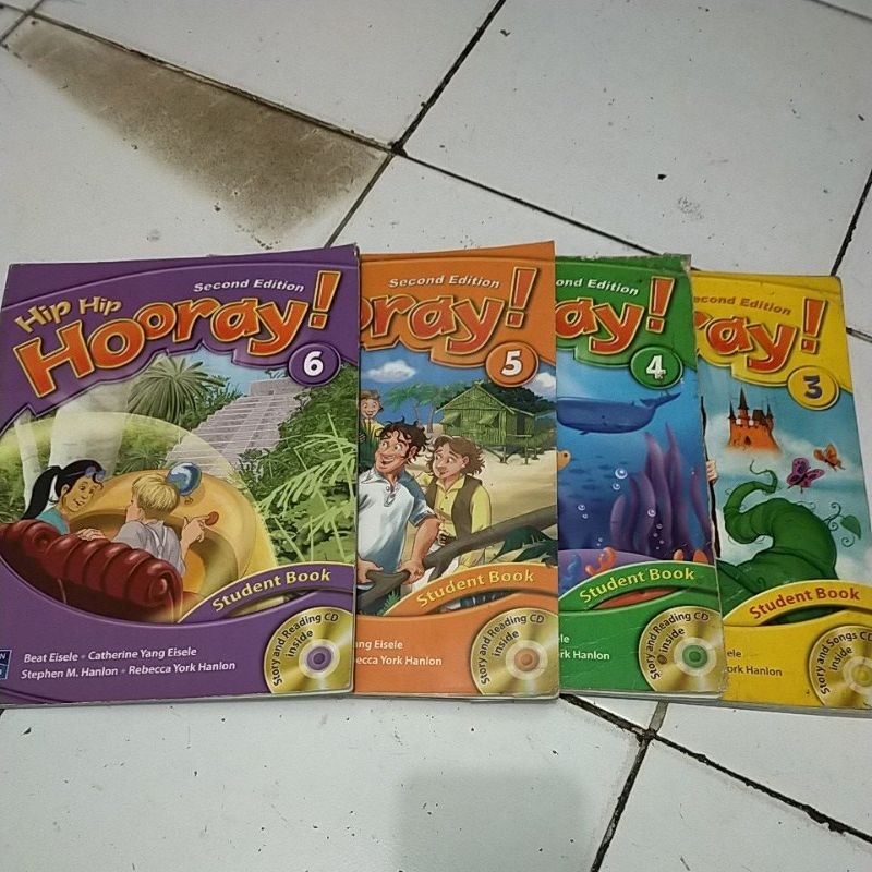 CABUTAN HIP HIP HOORAY STUDENT BOOK .3.4. 5.6 SECOND EDITION  PEARSON LONGMAN