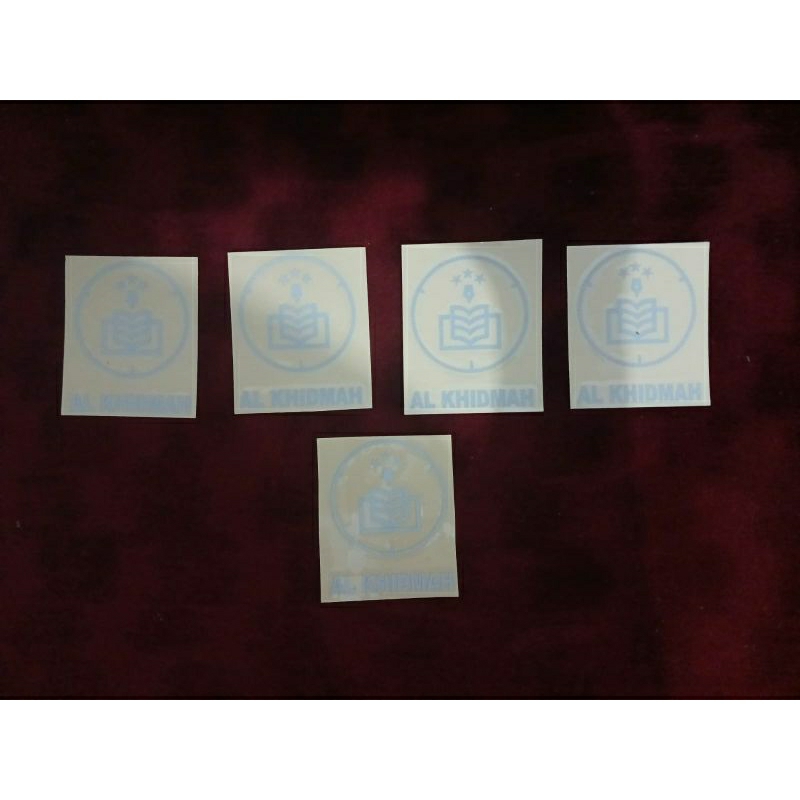 

Stiker Al Khidmah Bulat.