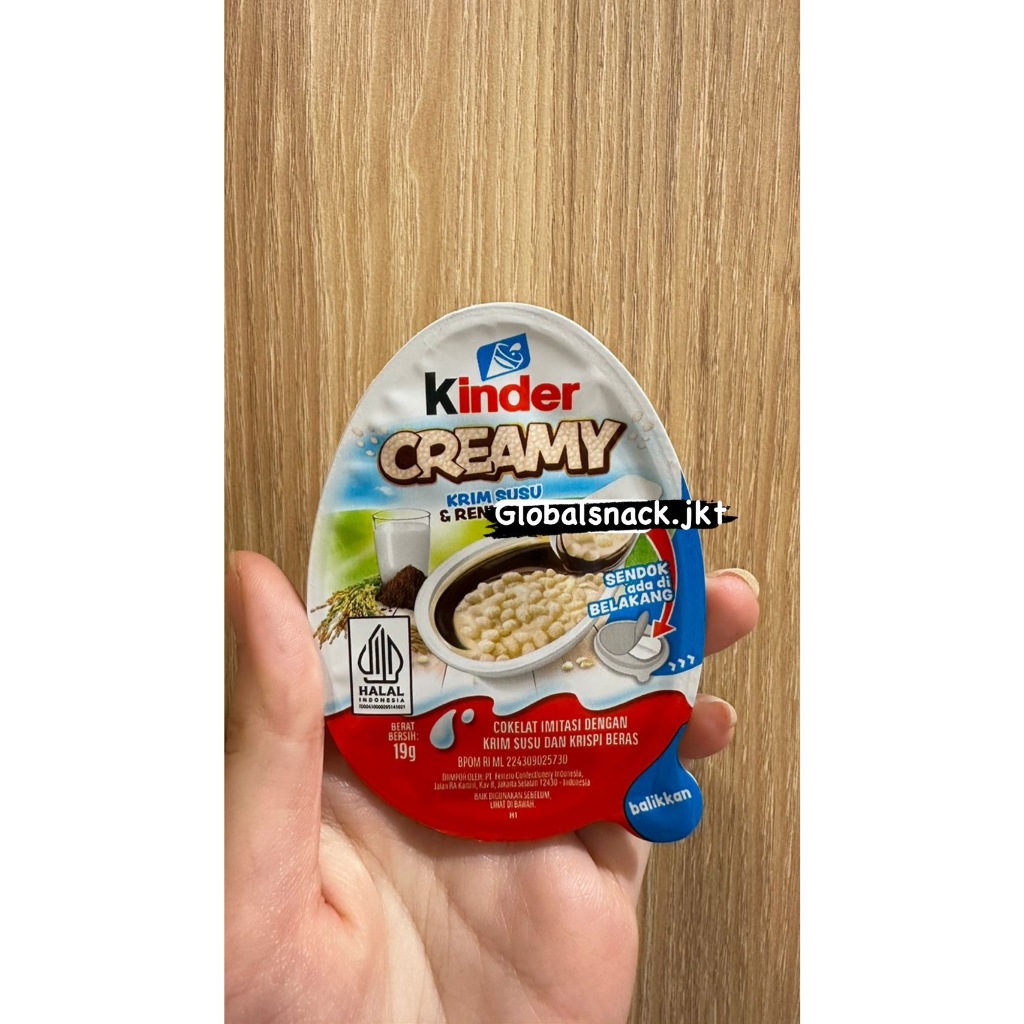 

KINDER CREAMY Milky & Crunch - Ferrero Kinder Bar Chocolate