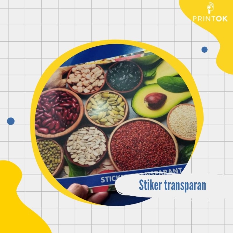 

Cetak Stiker Transparant A3+