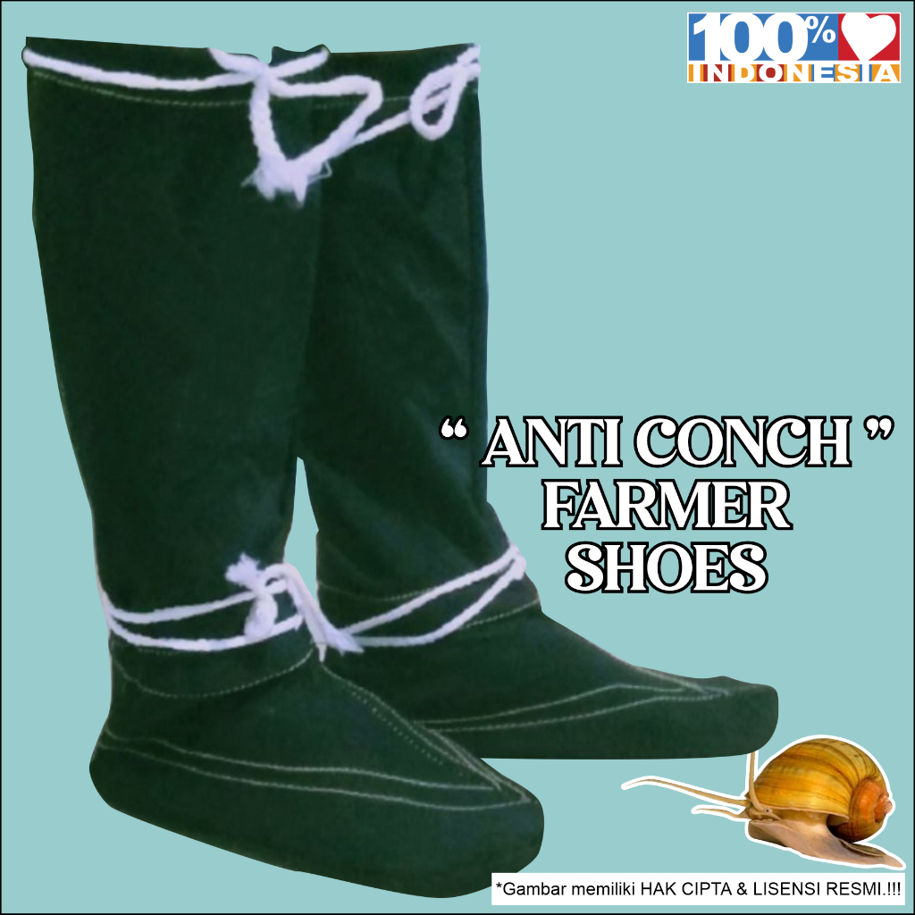 SEPATU PETANI ANTI KEONG DI SAWAH