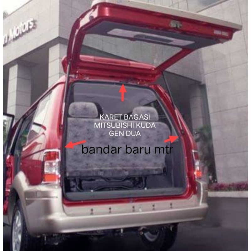 KARET BAGASI BELAKANG MITSUBISHI KUDA