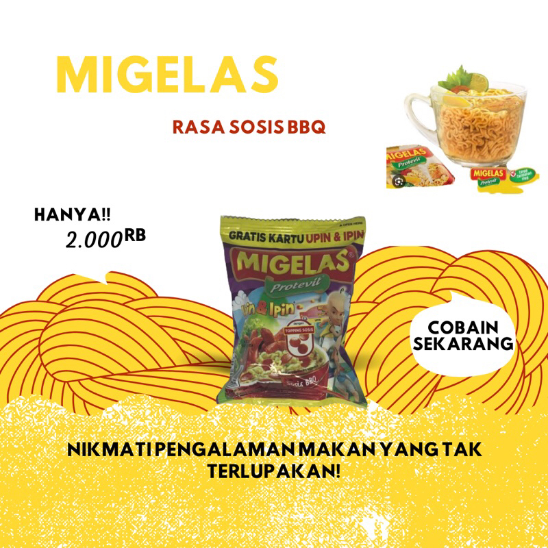 

Migelas rasa sosis bbq