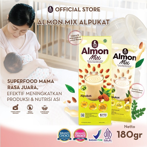 MamaBear Almon Mix - Almond Milk Pelancar ASI Booster