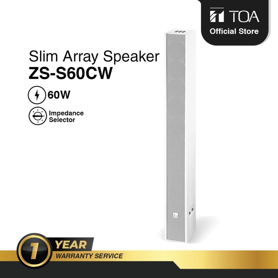 Speaker Column Toa slim Array Speaker ZS S60cw 60 watt