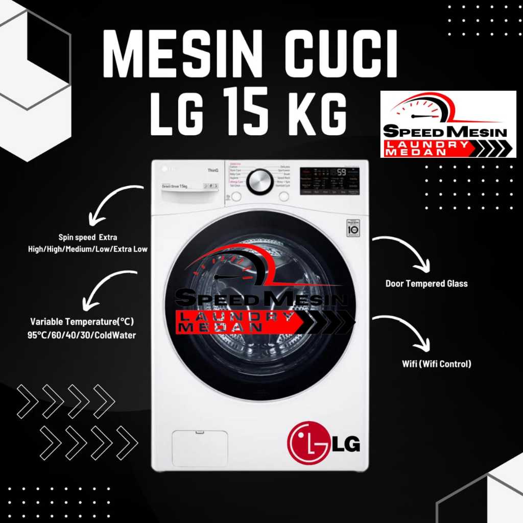 MESIN CUCI LG 15KG LAUNDRY MEDAN