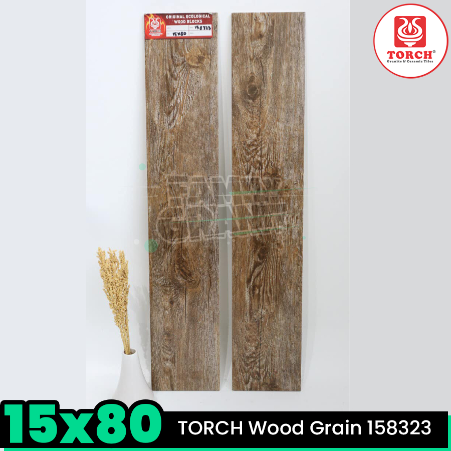 GRANIT 15x80 MOTIF KAYU TORCH 158323 MATTE LANTAI DINDING GRADE KW1