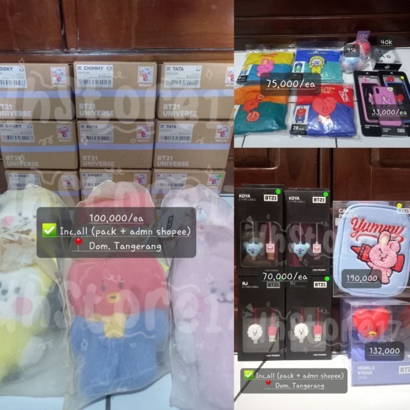 [PLNSN & RESTOCK] JASTIP DISKON LINE FRIENDS, BT21 & TRUZ
