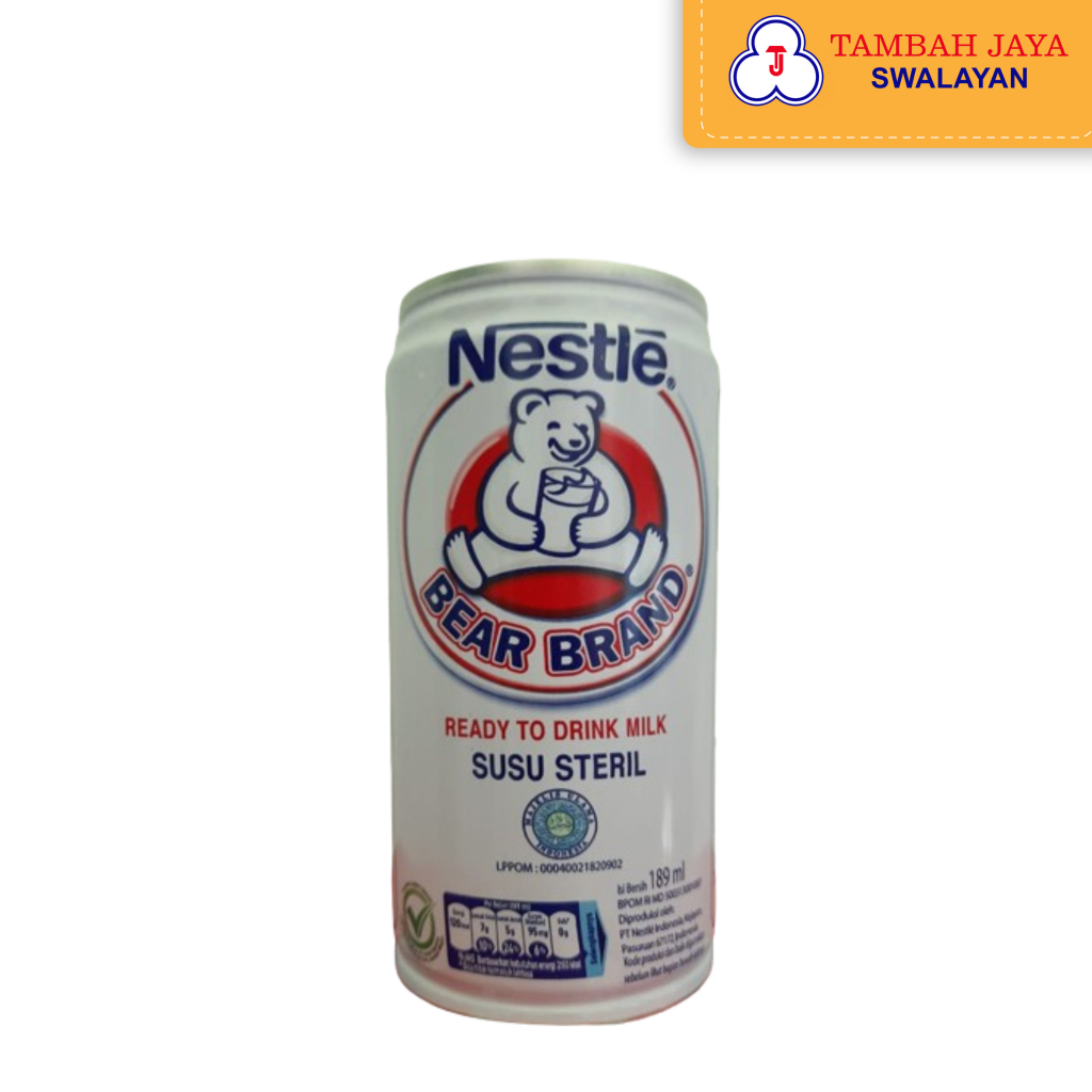 

Susu Steril Bear Brand 189ml