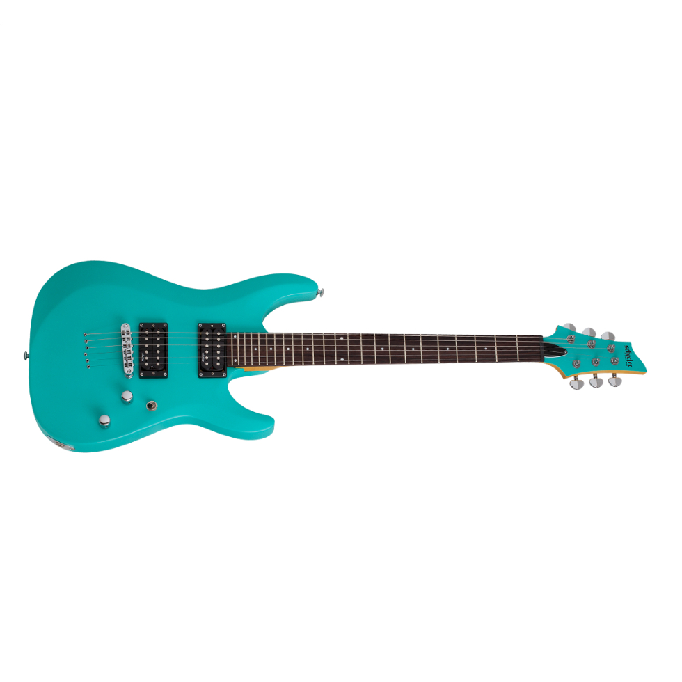 Gitar Elektrik Schecter C6 Deluxe Satin Aqua Original