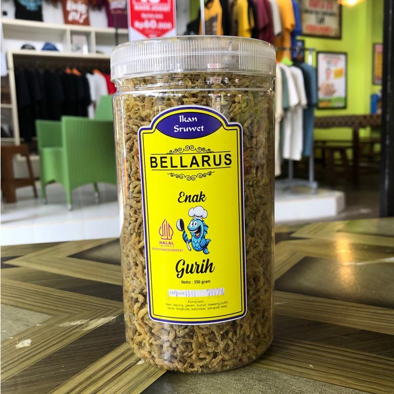 Ikan Sruwet Baby Fish Crispy Bellaruz Ikan Tawar Waduk Wadaslintang Wonosobo