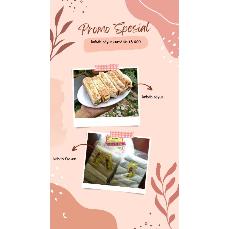 

kebab sayur/kebab keju/kebab sayur frozen/sayur lettuce
