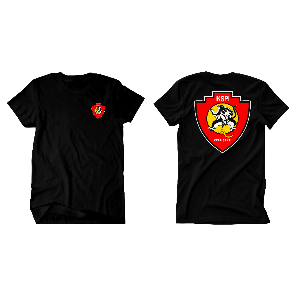 Kalemmerch Kaos Hitam - Anjal IKSPI Kera Sakti Lawasan Simple Perisai