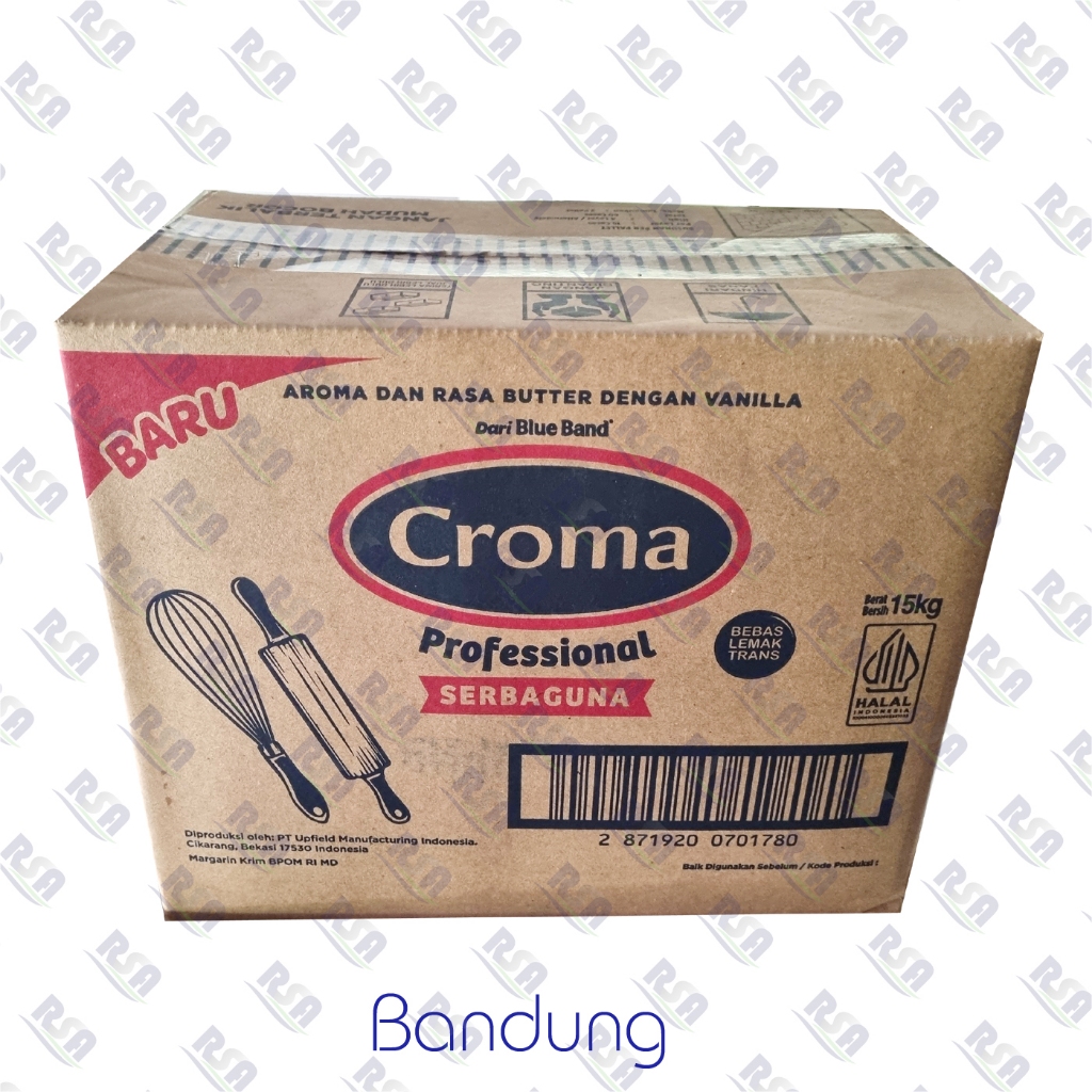 

Mentega Margarine Blue Band Croma Vanilla Serbaguna 15 Kg