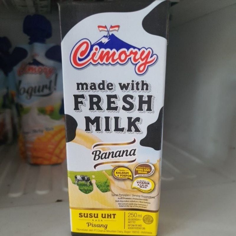 

Cimory UHT Freshmilk Banana 250ml