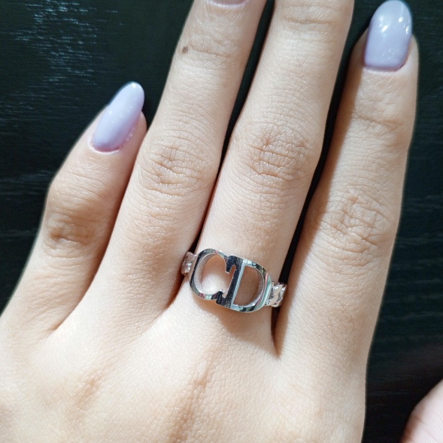Perhiasan emas Cincin Rantai CD polos 17k 75% ( CM180 )3.48gram UK.14