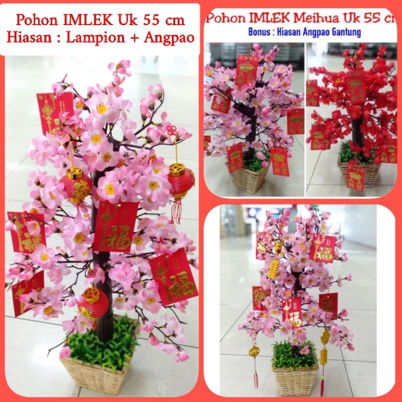 Pohon imlek meihua angpao sakura