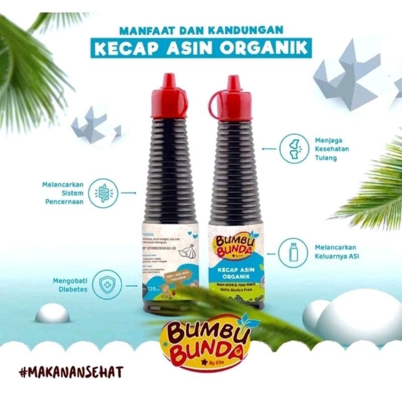 

Bumbu Bunda Elia Kecap Asin MPASI / Non MSG