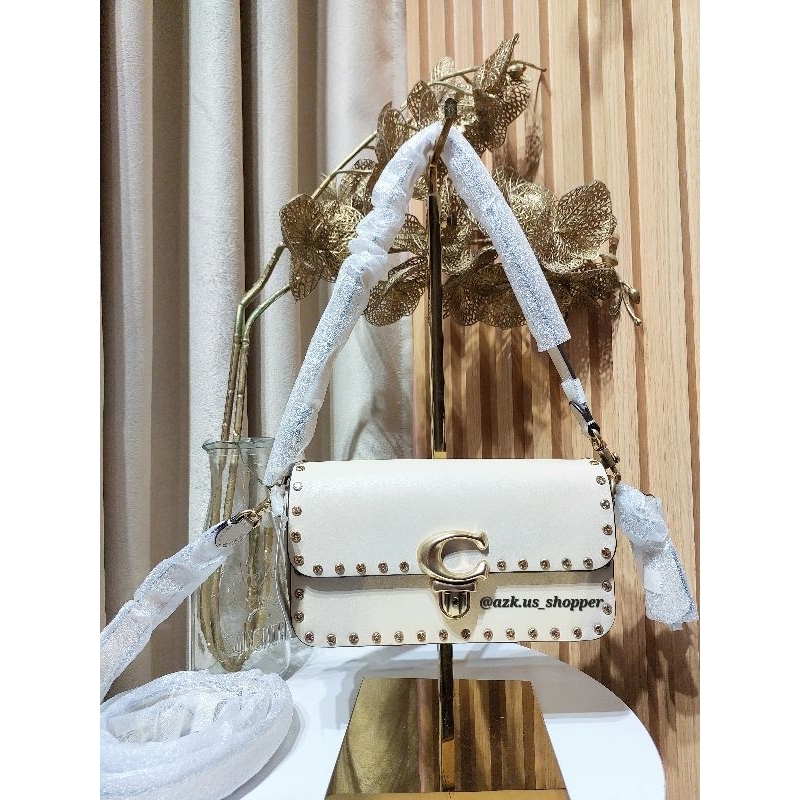 Coach Studio Baguette Shoulder Bag With Crystal Rivets (Butik-NWT)