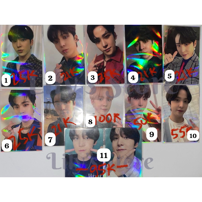 PHOTOCARD OFFICIAL ATEEZ YUNHO || HONGJOONG SEONGHWA YUNHO YEOSANG SAN MINGI WOOYOUNG JONGHO