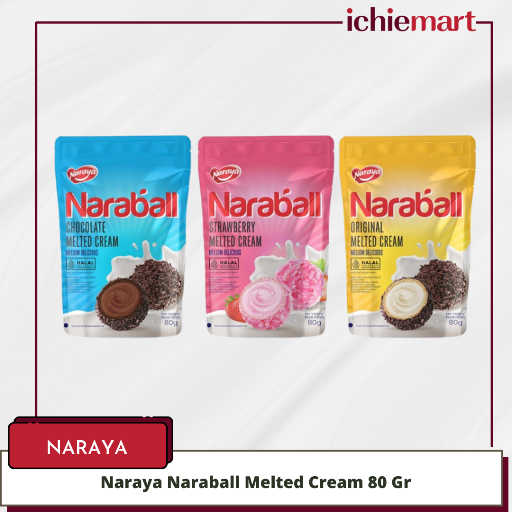 

Naraya Naraball Original Chocolate Strawberry Melted Cream 80 Gr