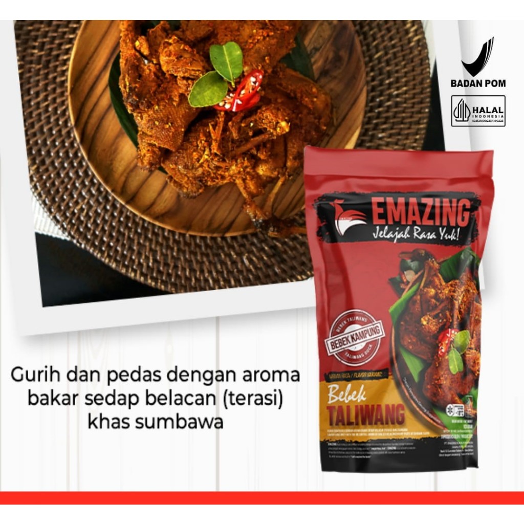 FROZEN FOOD BEBEK TALIWANG EMAZING