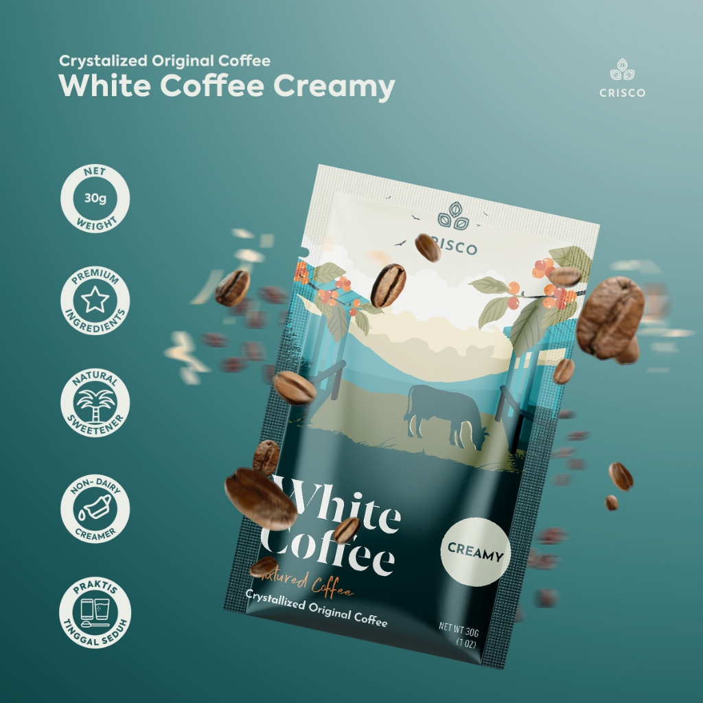 

CRISCO - Kopi Susu Sachet Instan Creamy Kristalisasi Tanpa Ampas