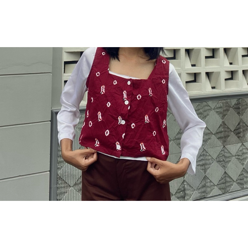 Bingar - Ayu top kemben jumputan - Kemben jumputan  - Inner jumputan