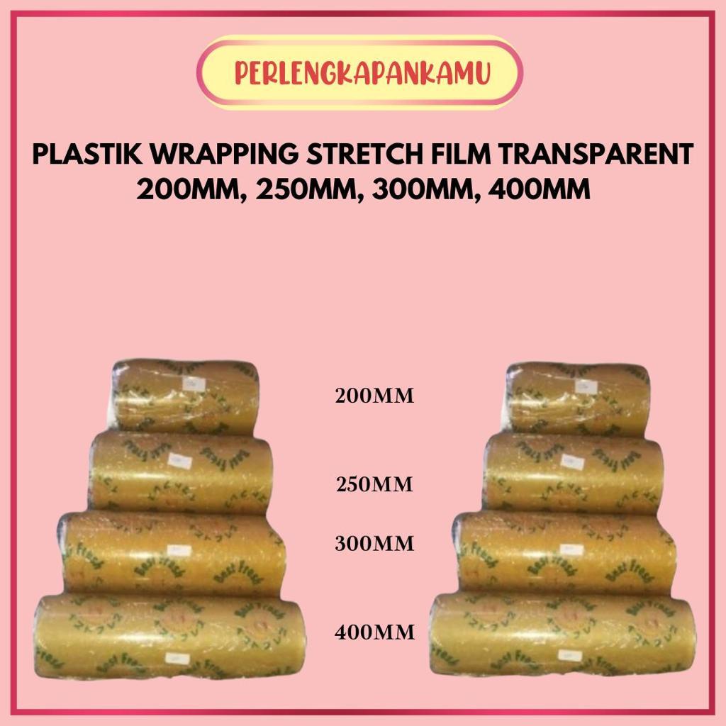 Plastik Wrapping Stretch Film Transparent / Wrapping Bening Barang Aneka Tebal 250mm