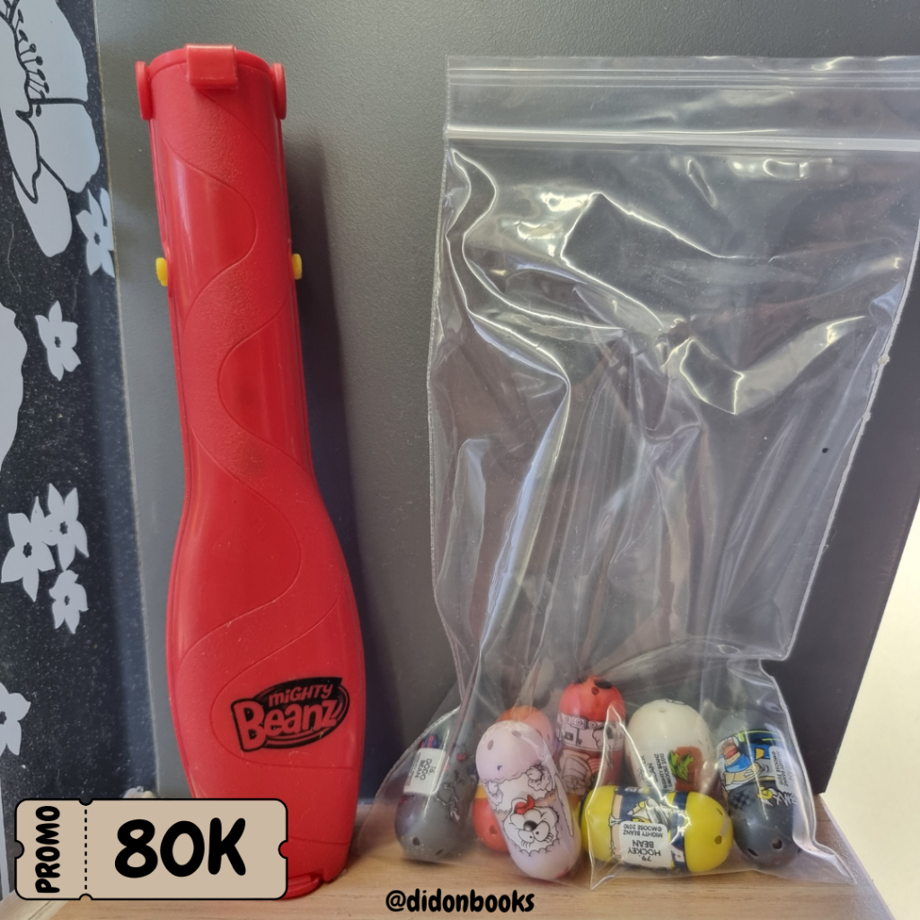 MIGHTY BEANZ BUNDLE FLIP TRACK + 7 BEANZ MAINAN JADUL MAINAN GAMES GAME