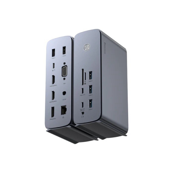 Promo BASEUS 17 in 1 Quadruple Display Multifunctional HUB Docking Station - 17 in 1  Murah