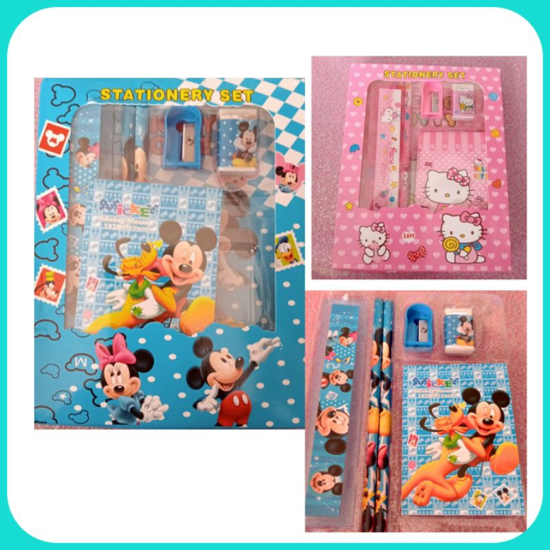 

Paket Alat Tulis Set 6 In 1 Stationary set Study Set Anak Karakter Perlengkapan Set Alat Tulis Anak TK SD