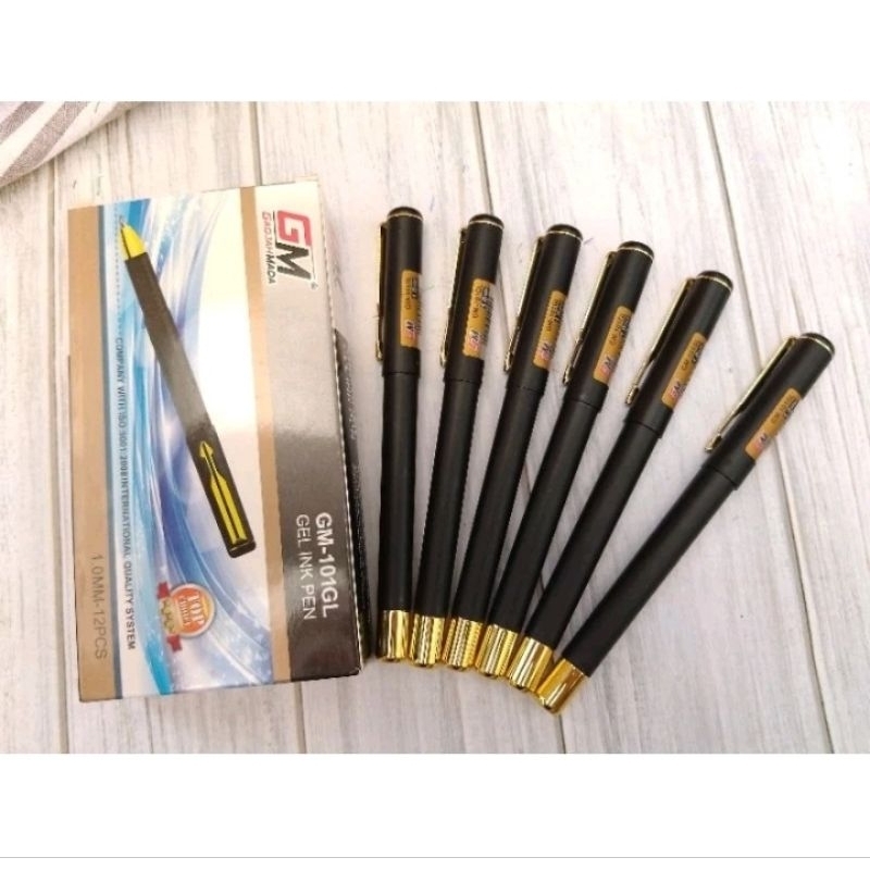 

(1PC) BULPOIN GEL GM-101BR HITAM MATA PENA 1.0MM