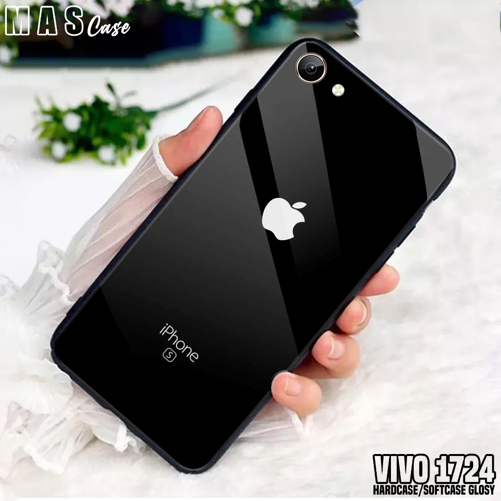 Case VIVO 1724 - Casing Hp VIVO 1724 ( BRAND ) Silikon Hp VIVO 1724 - Softcase Glass Kaca - Kondom H