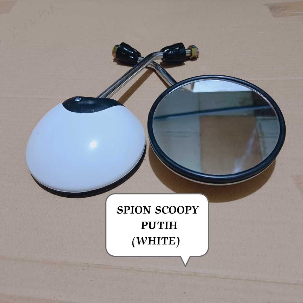 TERMURAH KACA SPION SCOOPY PUTIH ORI