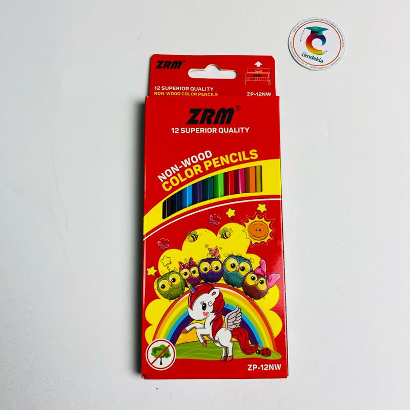 

Pensil Warna ZRM 12 Warna Non-Wood Colored Pencils