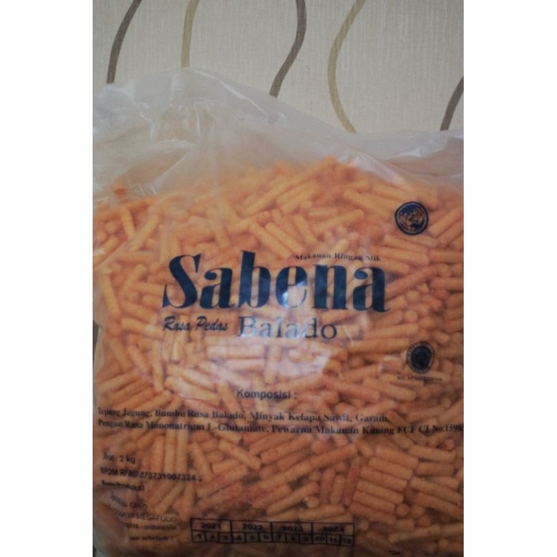 

SNACK/CEMILAN Stik balado sabena 2KG [DANIASNACK] PEDAS GURIH ASIN