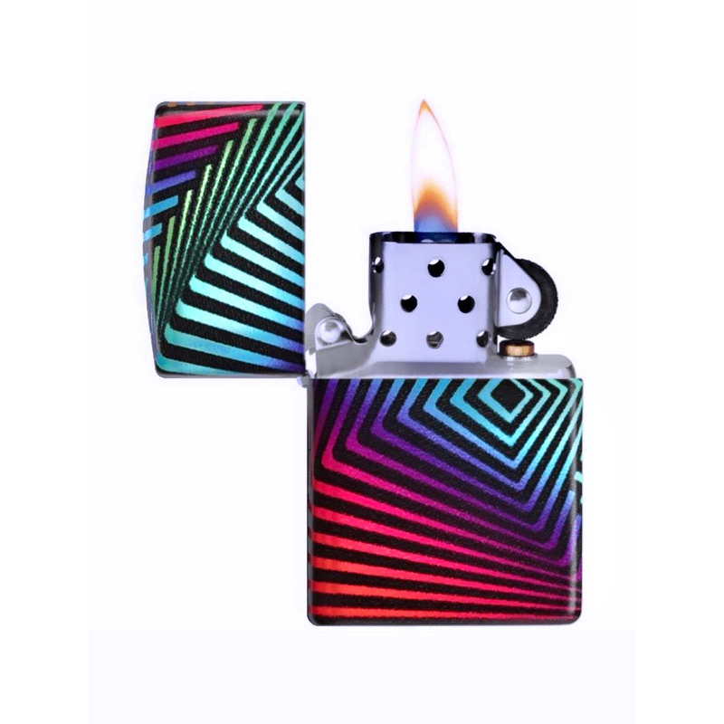 korek zippo original USA 49352 Rainbow pattern design