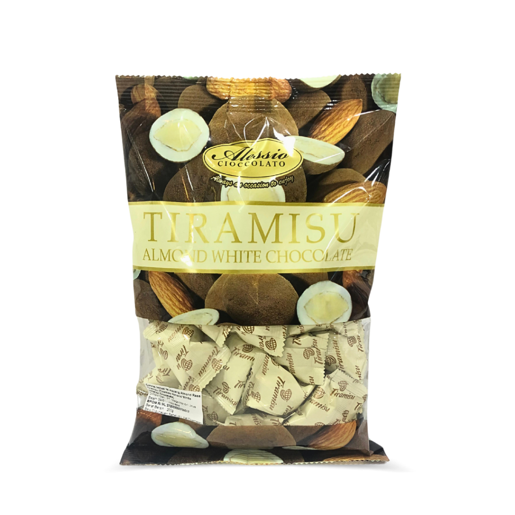 

Coklat Tiramisu Almond White 200gr Alessio Cioccolato TiramisuOleh Oleh Haji Coklat Almond Asli
