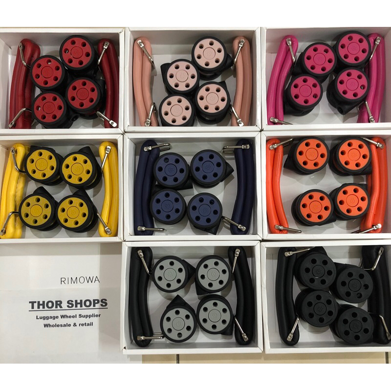 Roda koper pengganti dan handle Rimowa classic flight