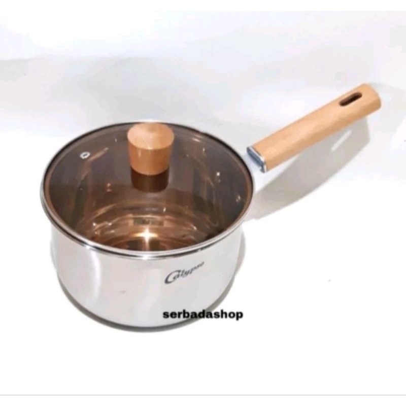 Panci susu milk pot calypso / panci gagang kayu calypso / saucepan calypso Original