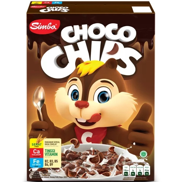 

Choco Chips Cereal SIMBA Box 170 gr