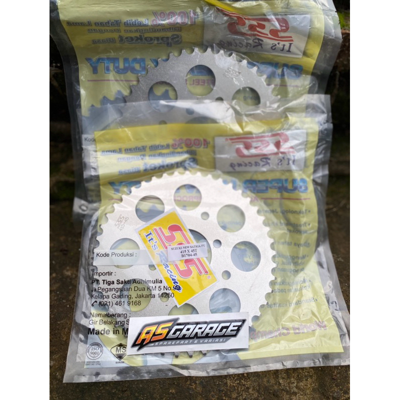 GIR GEAR BELAKANG SSS SATRIA FU LAMA NEW UKURAN 45 415