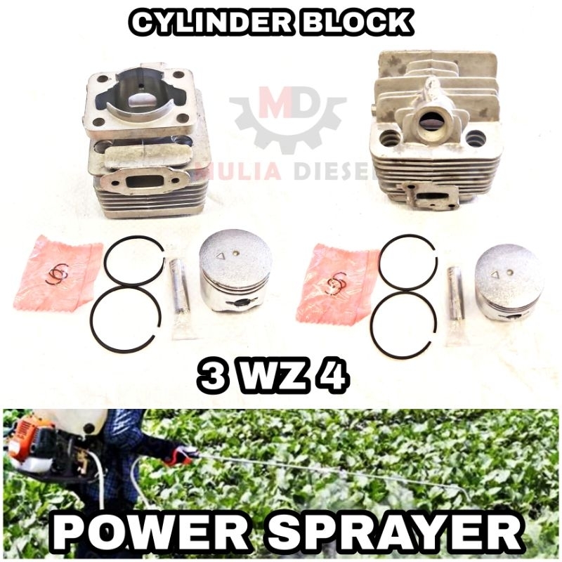 Cylinder Block Boring Blok Mesin Semprot Sprayer Hama Racun 3WZ4 3 WZ 4 2 TAK 34MM Untuk Tasco