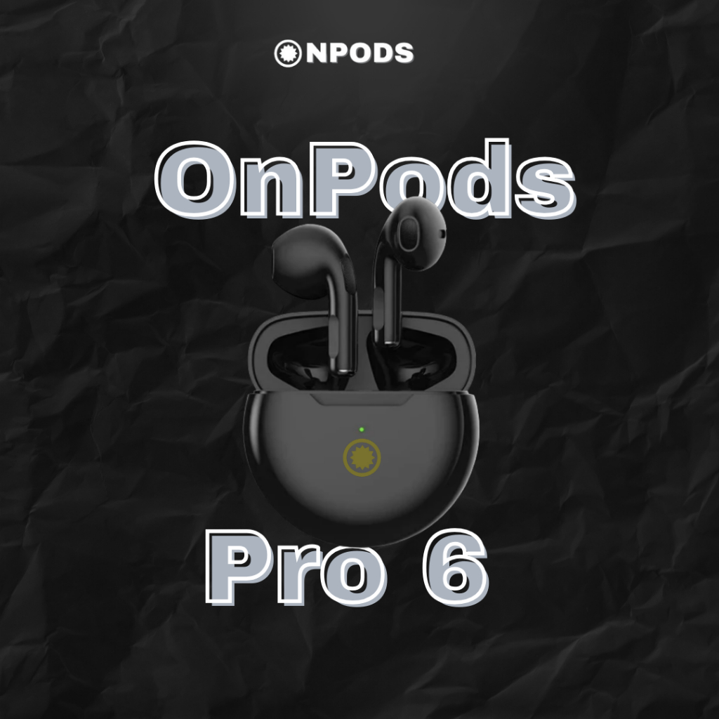 OnPods Pro 6 Black Edition - TWS Headset Bluetooth