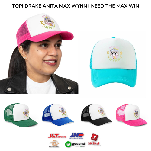 PROMO TOPI JARING DRAKE ANITA MAX WYNN I NEED THE MAX WIN  ALTER EGO MEME BASEBALL JALA TRUCKER CUST