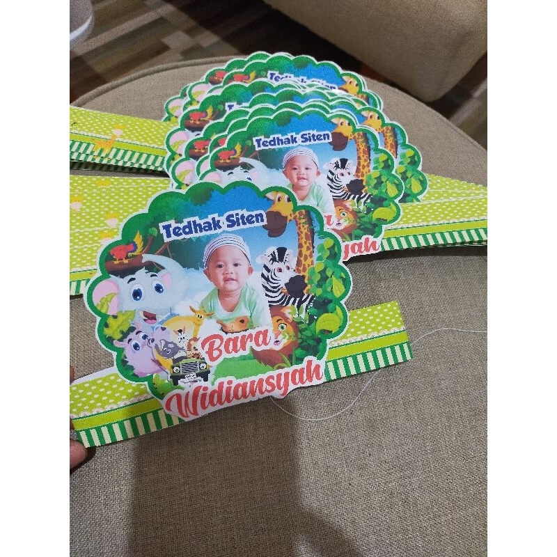 Topi ultah anak custom